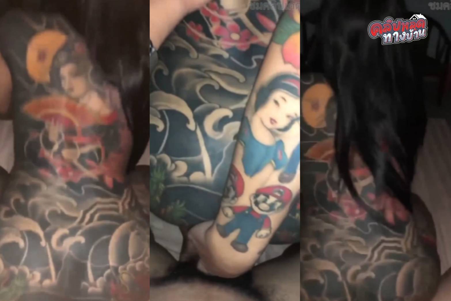 คลิปหลุดทางบ้าน น้องมิน โสรญา สาวสักลายทรงซ้อสุดแซ่บ จับควยยัดหีตัวเอง โดนเย็ดท่าหมากระแทกตูดใหญ่ๆอย่างมันส์